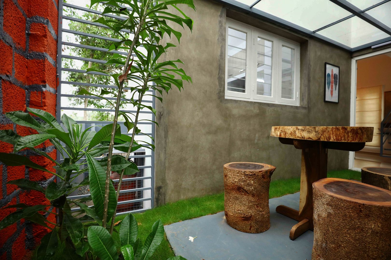 AANGAN, MAAD Concepts MAAD Concepts Jardines de piedra Concreto