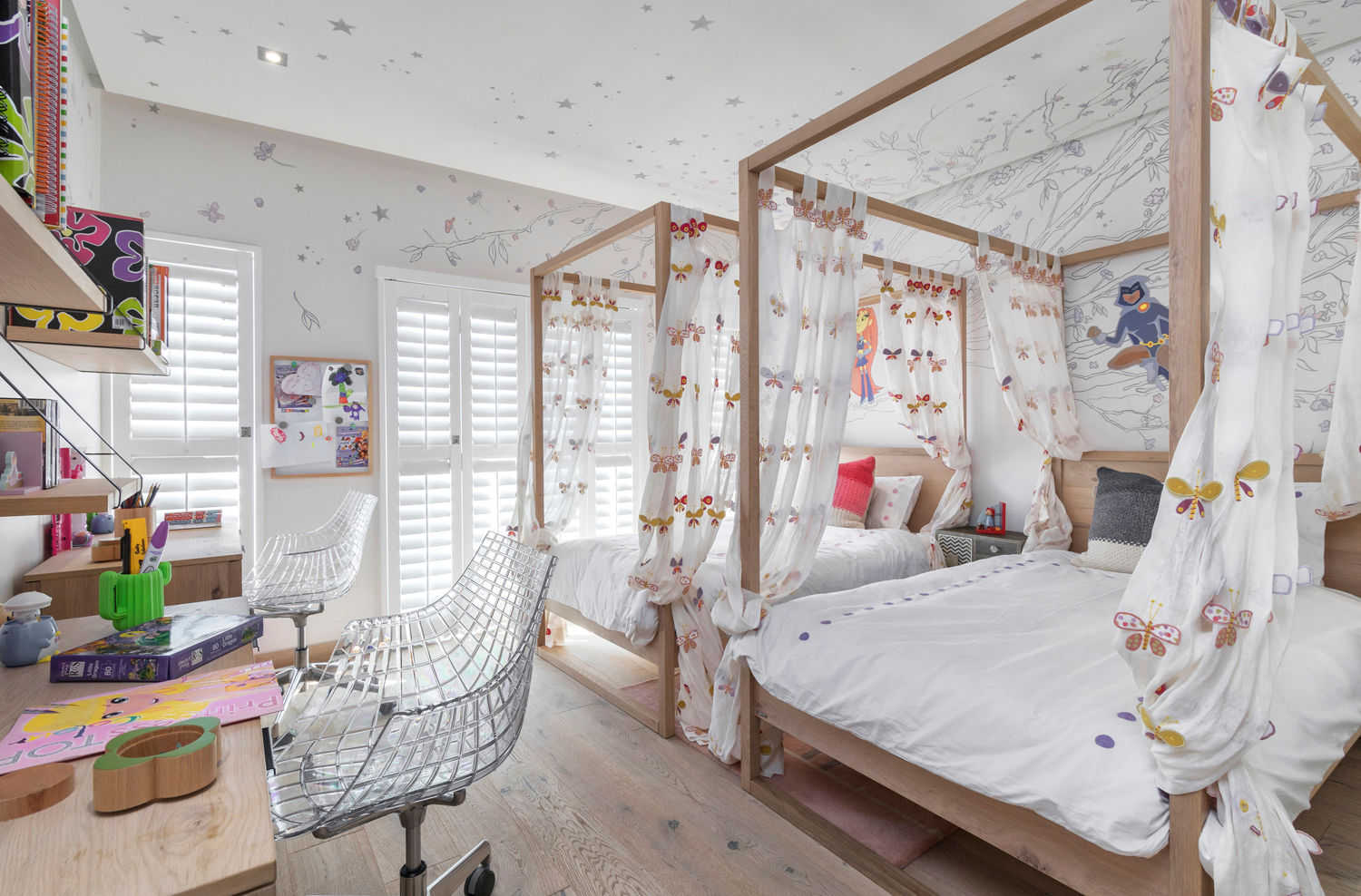 Kids Bedroom Deborah Garth Interior Design International (Pty)Ltd Small bedroom Wood Wood effect