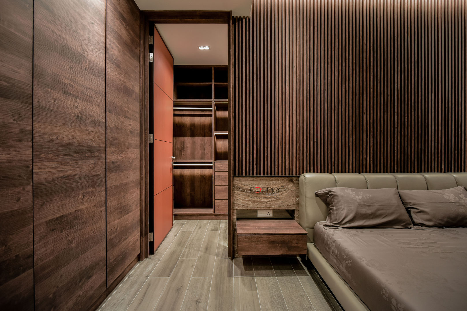 LUXURIOUS HOME, inDfinity Design (M) SDN BHD inDfinity Design (M) SDN BHD Kamar Tidur Modern Kayu Wood effect