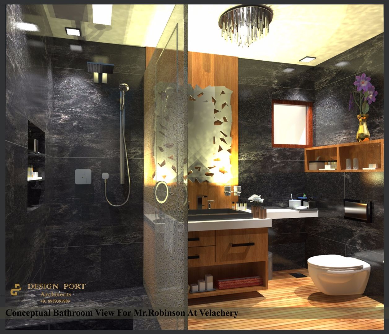 homify Modern bathroom