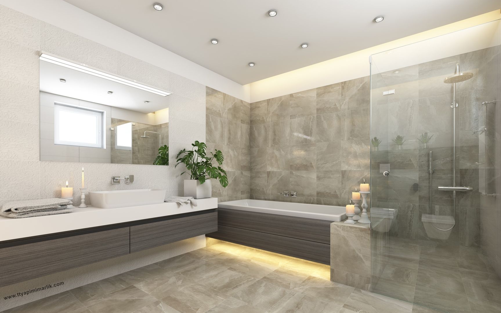 homify Modern bathroom