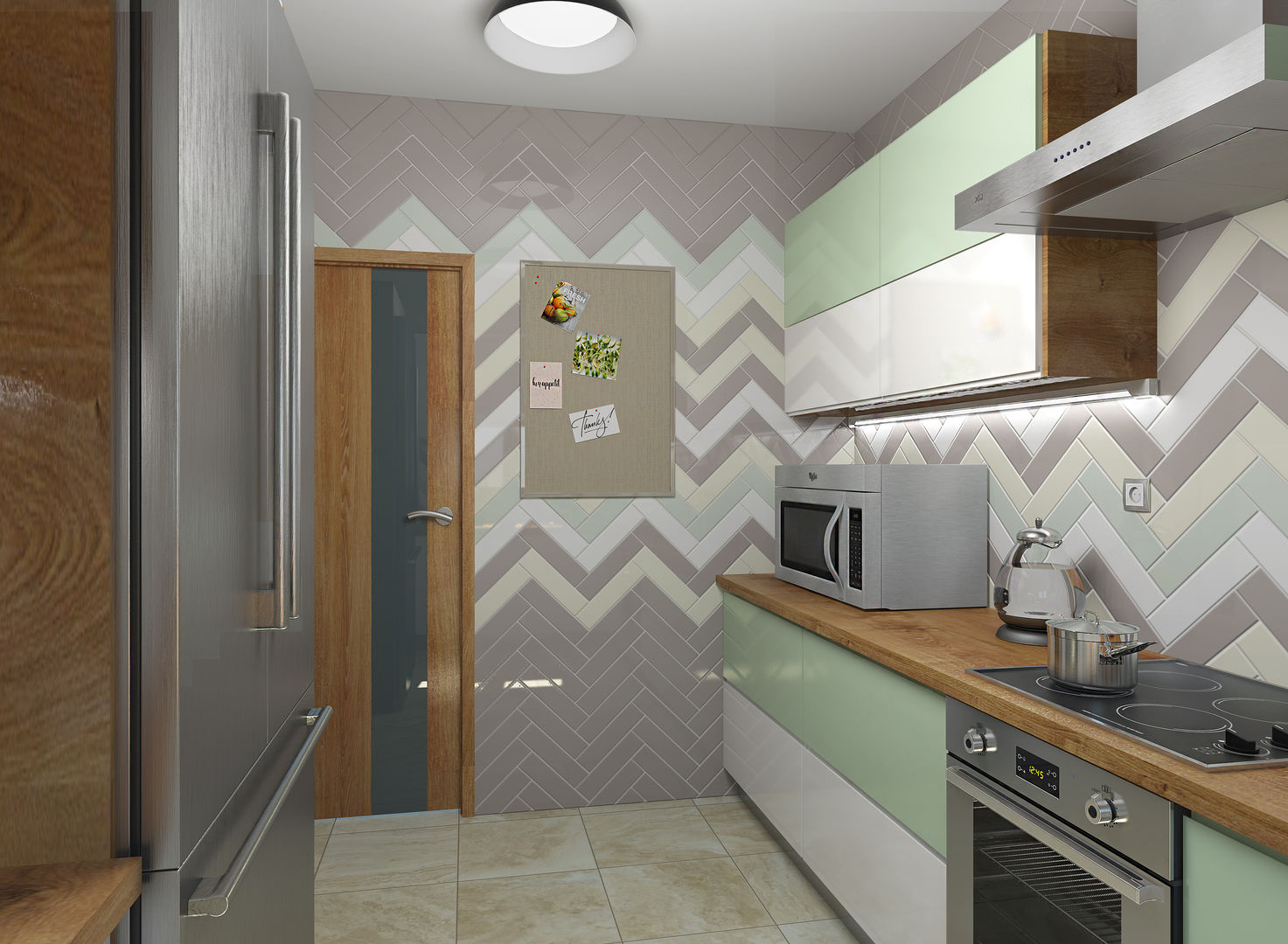 ¿Necesitas ayuda para decorar tu cocina?, Glancing EYE - Modelado y diseño 3D Glancing EYE - Modelado y diseño 3D Modern style kitchen