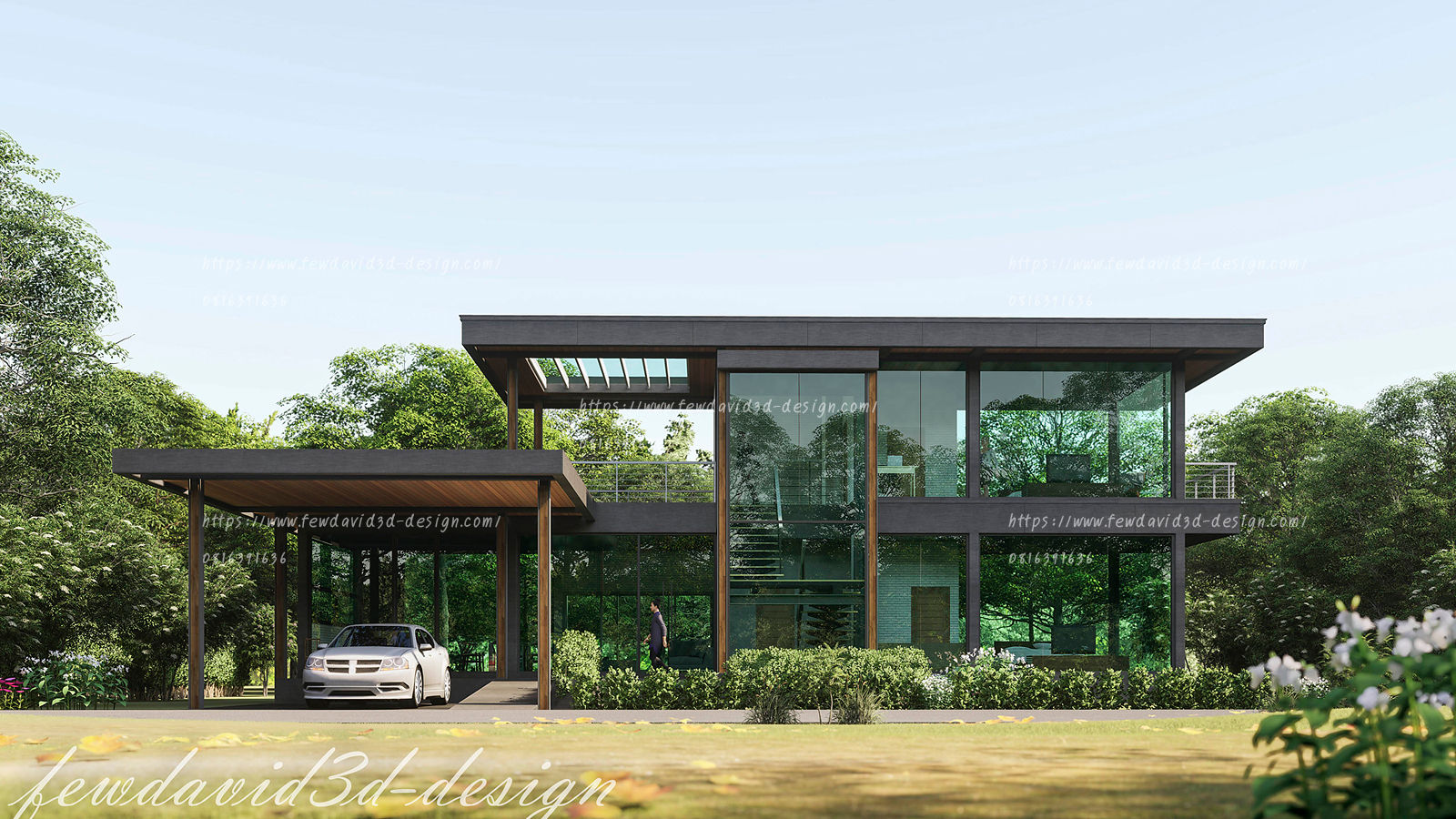 บ้านพักตากอากาศ 2ชั้น เขาใหญ่ นครราชสีมา, fewdavid3d-design fewdavid3d-design Single family home