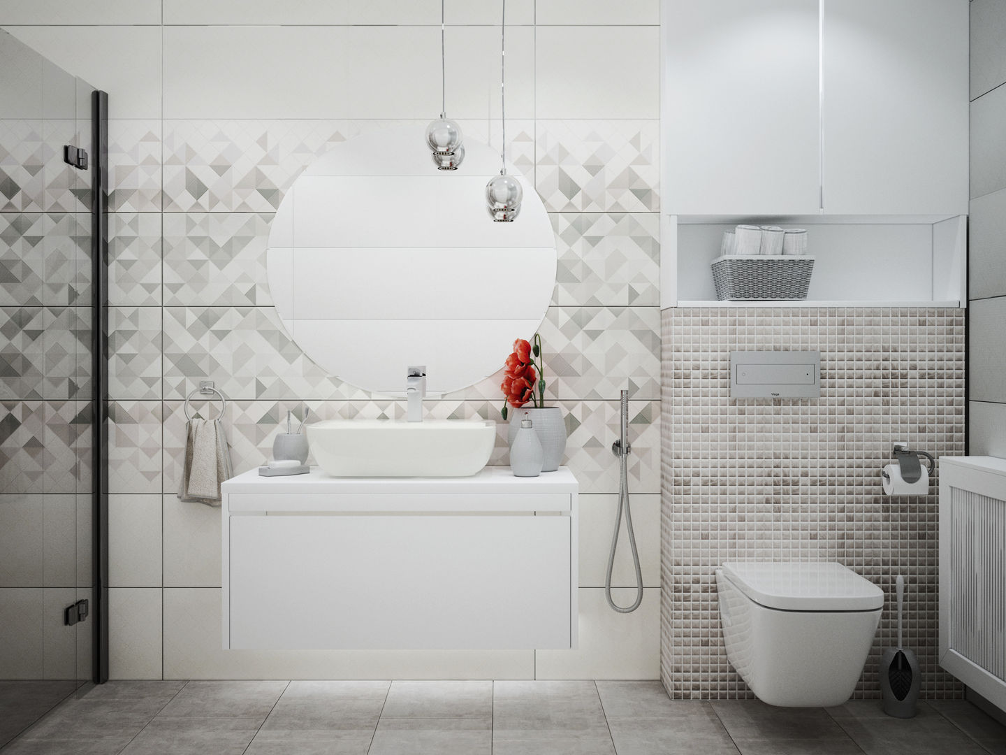 homify Baños de estilo ecléctico