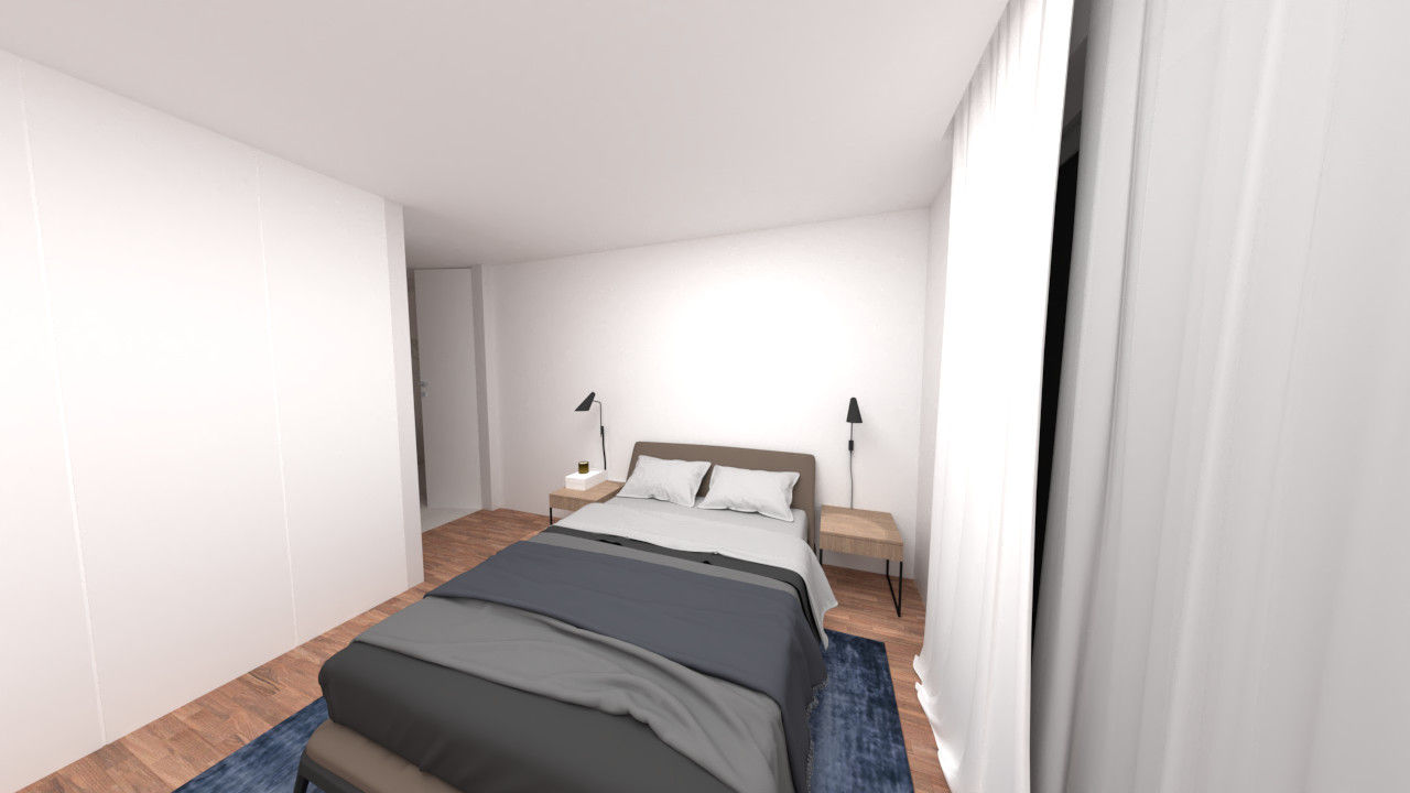 Master Suite IAM Interiores Quartos minimalistas