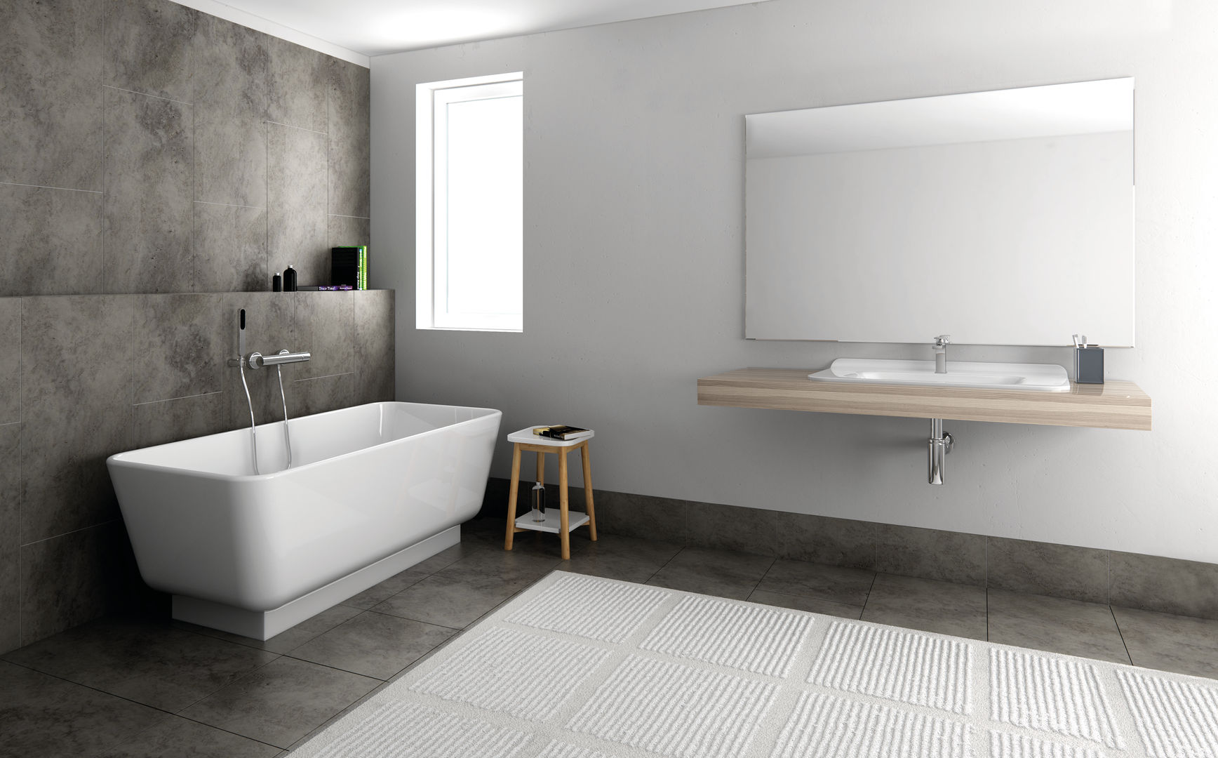 Luna Kollektion - skandinavisches Design für Ihr Badezimmer von Zicco, ZICCO GmbH - Waschbecken und Badewannen in Blankenfelde-Mahlow ZICCO GmbH - Waschbecken und Badewannen in Blankenfelde-Mahlow Banheiros modernos Mármore