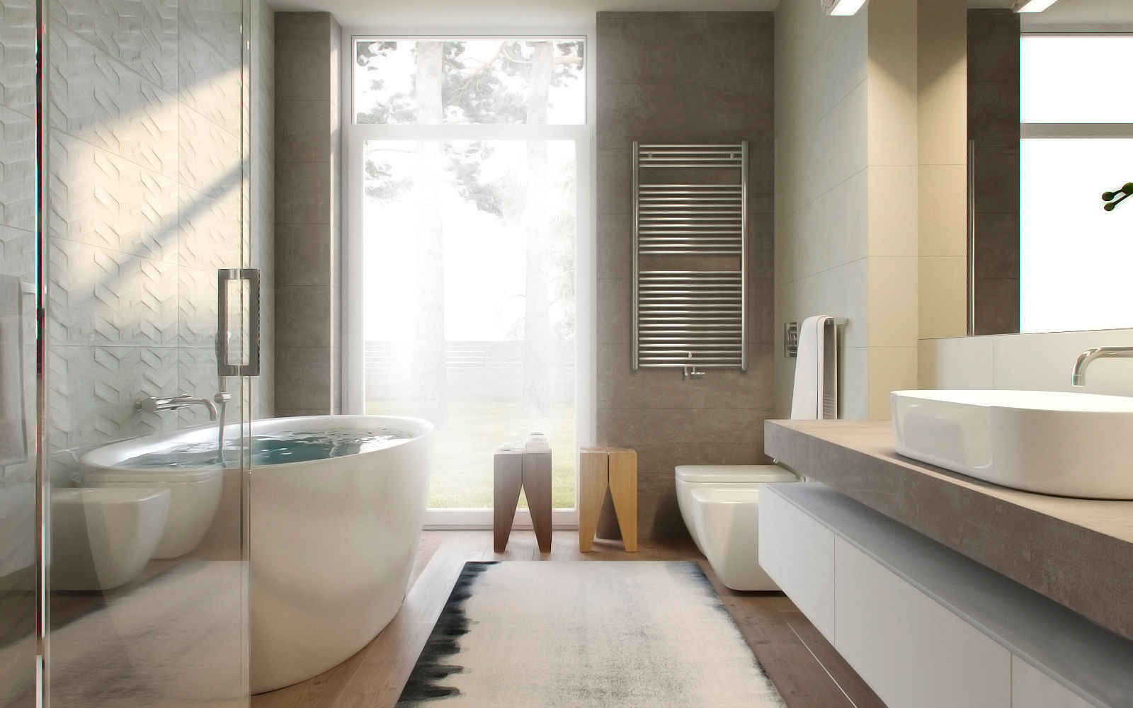 SoftGrey, Need Design Need Design 現代浴室設計點子、靈感&圖片 石器