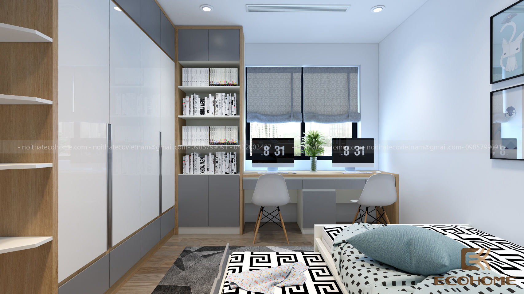 homify Chambre moderne