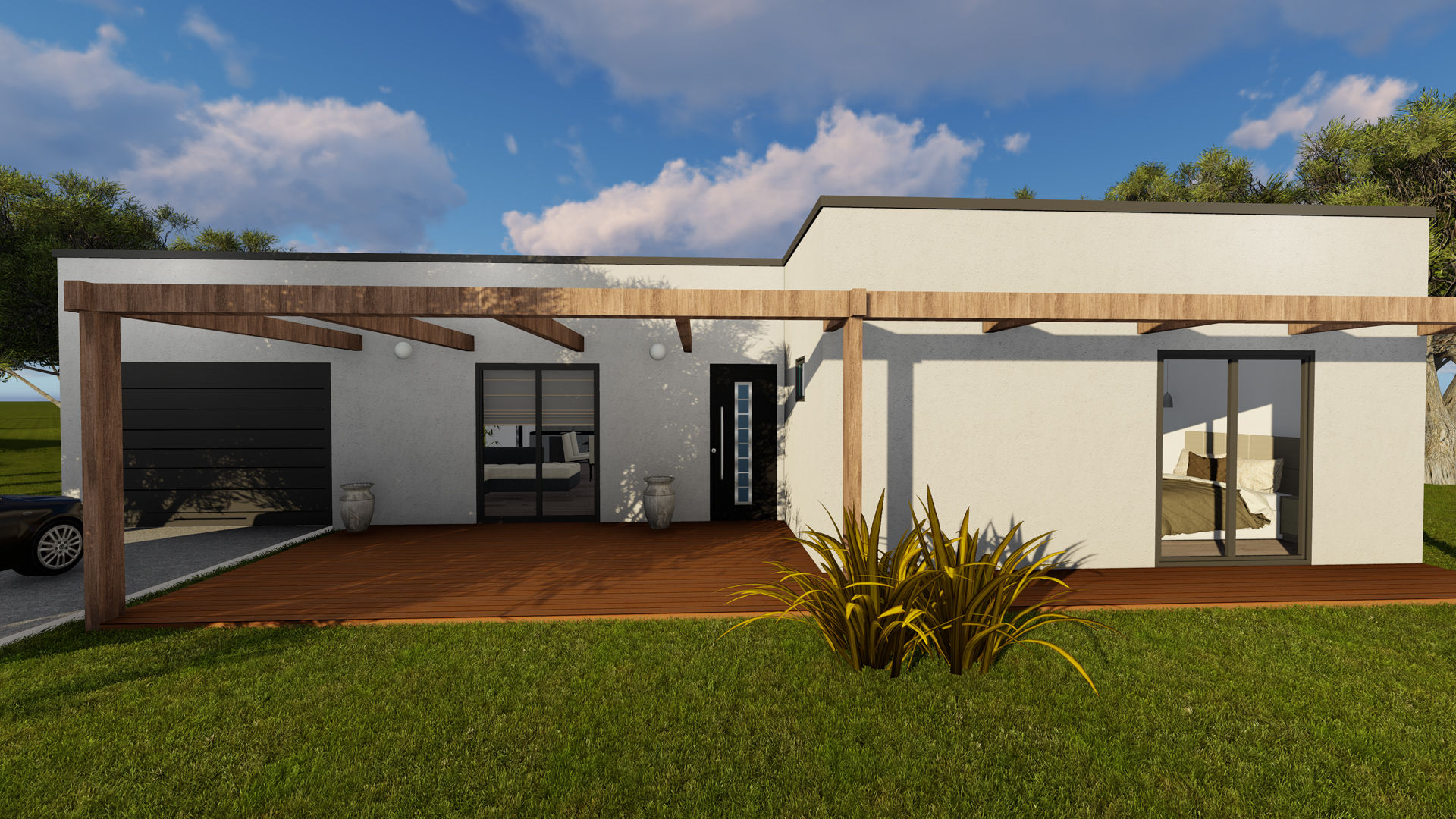 Casa modular de madeira | T3 de 169m², Discovercasa | Casas de Madeira & Modulares Discovercasa | Casas de Madeira & Modulares Wooden houses Wood Wood effect