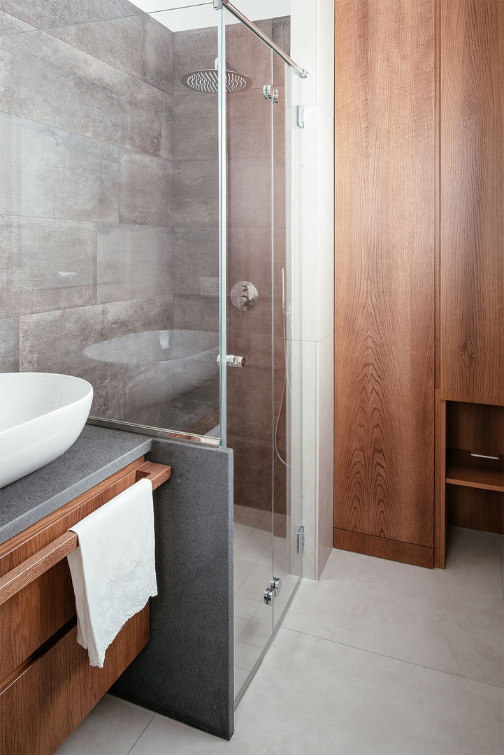 Casa ESSE, manuarino architettura design comunicazione manuarino architettura design comunicazione Minimalist style bathroom Wood Wood effect