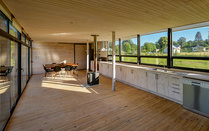 Casa en Molco, mutarestudio Arquitectura mutarestudio Arquitectura Scandinavische woonkamers