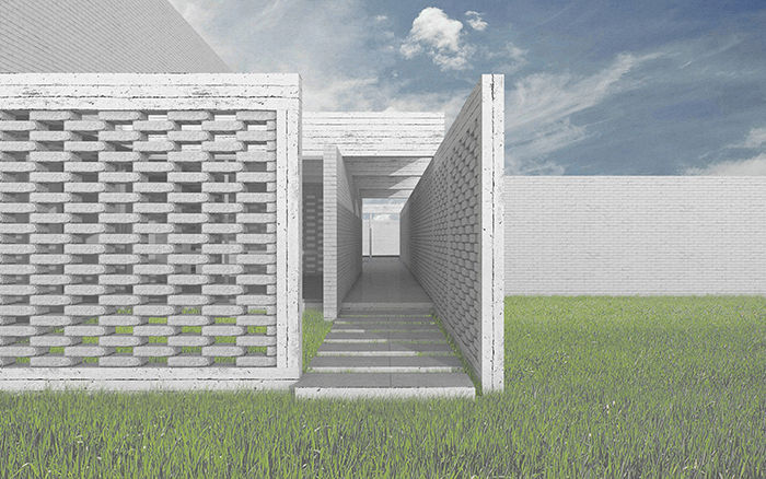 Casa en Machalí, mutarestudio Arquitectura mutarestudio Arquitectura Country style corridor, hallway& stairs