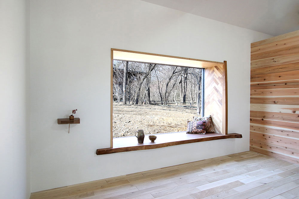 Case Study House #55 O house, NASU CLUB NASU CLUB Wooden windows Wood Wood effect