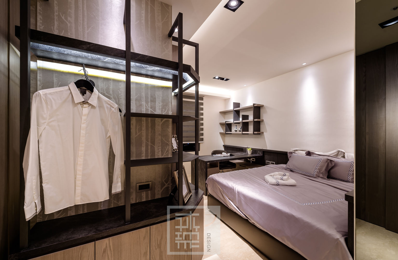 簡潔俐落男孩房 沐築空間設計 Modern style bedroom