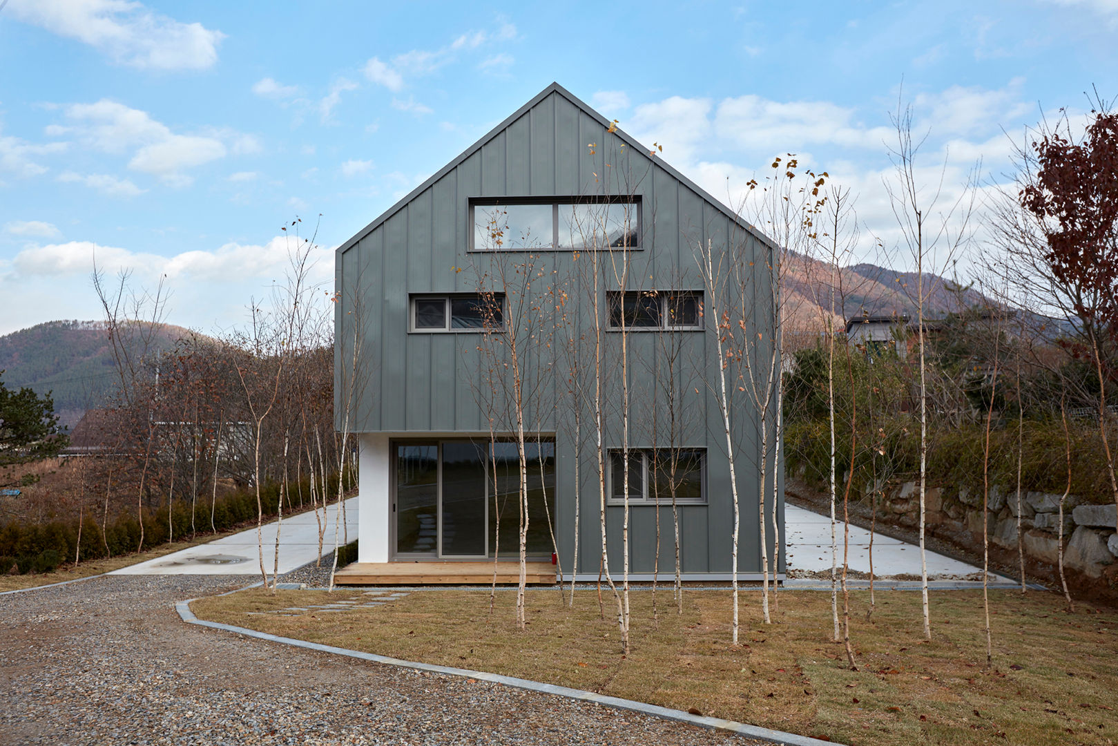 lyanature LAB (리아네이처 연구소 및 창고동), 위즈스케일디자인 위즈스케일디자인 Casas modernas