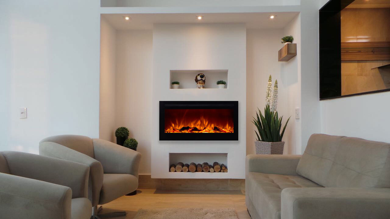 Lareiras Elétricas Ecológicas Wgrif, Wgrif Ltda Wgrif Ltda Modern living room Fireplaces & accessories