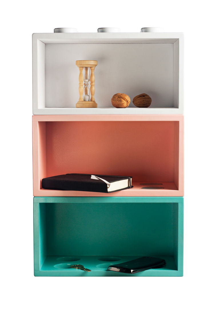 GIOCHIAMO SHELF UNIT, Studio Maiden Studio Maiden غرفة المعيشة رفوف