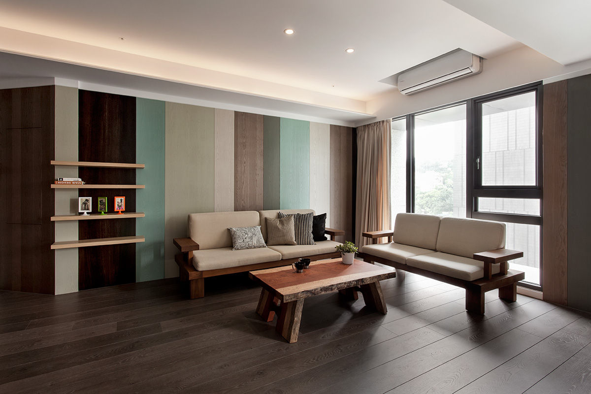 島谷, 禾光室內裝修設計 ─ Her Guang Design 禾光室內裝修設計 ─ Her Guang Design Livings de estilo rústico