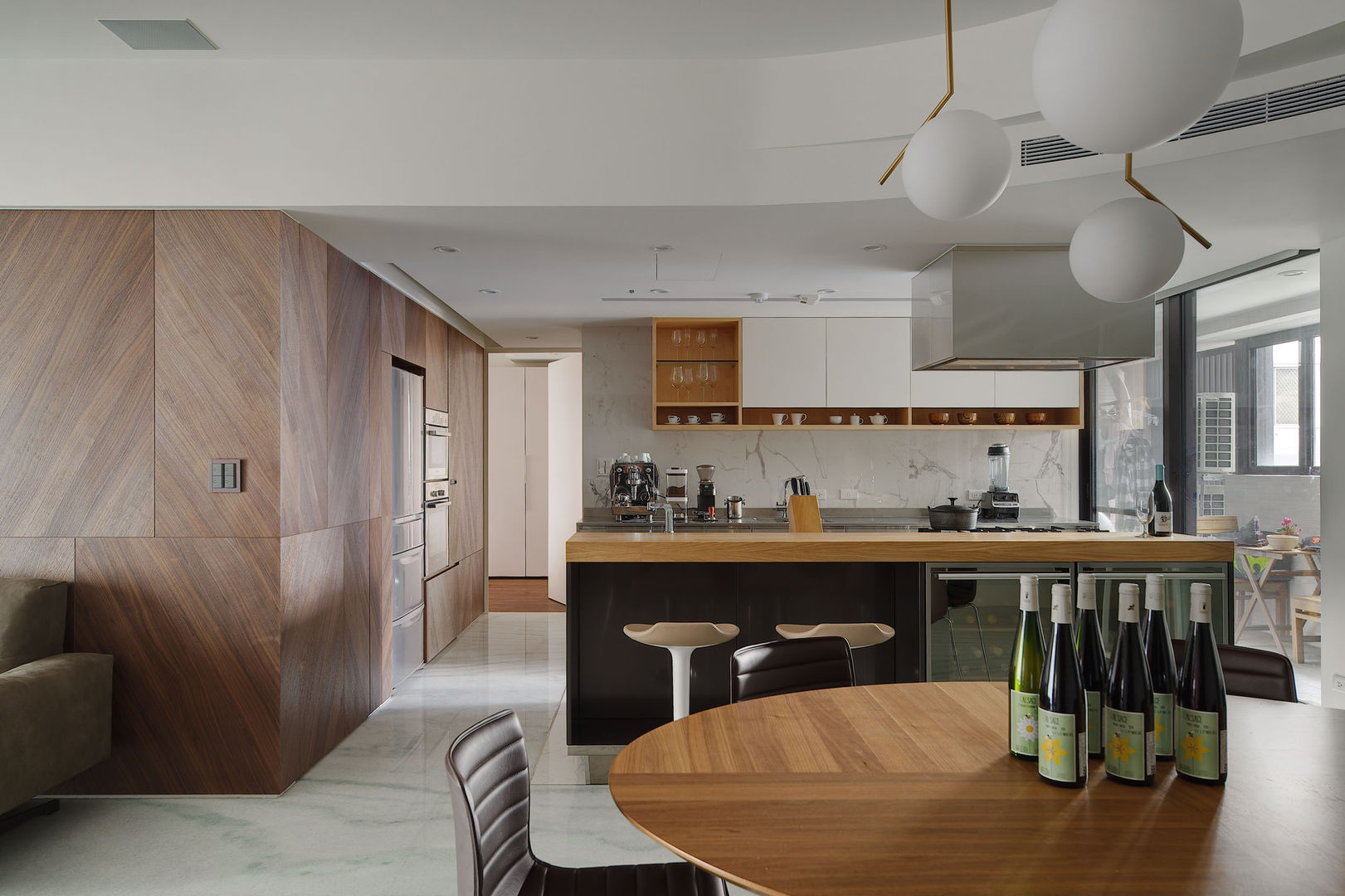 林口葉宅, 直方設計有限公司 直方設計有限公司 Minimalist dining room Wood Wood effect