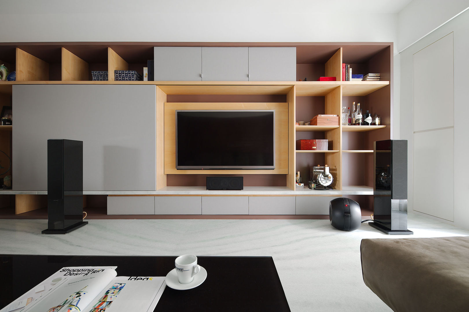 林口葉宅, 直方設計有限公司 直方設計有限公司 Living room Wood Wood effect