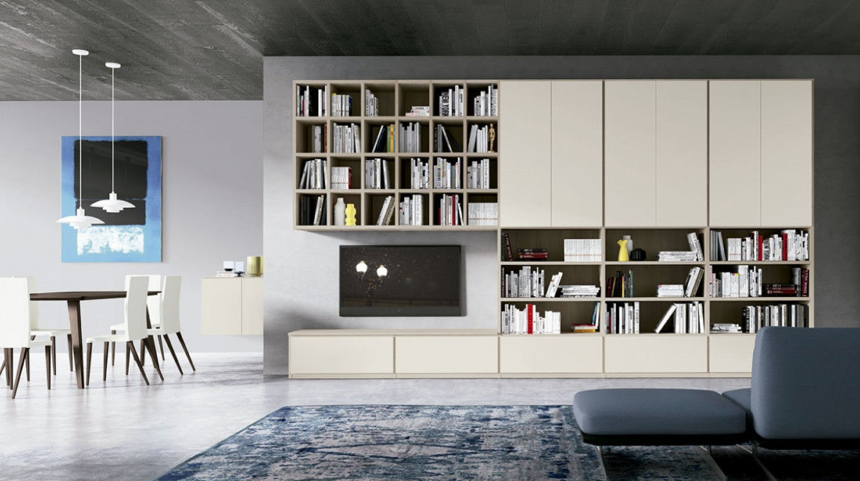 Salas de Estar, BMAA BMAA Modern living room Shelves