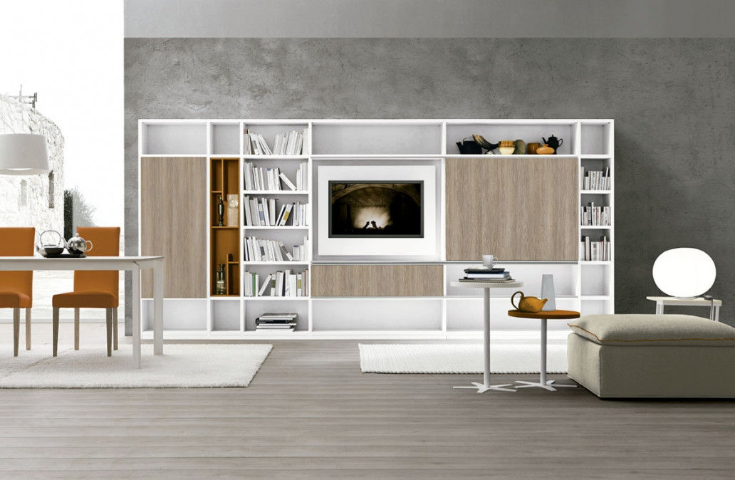 Salas de Estar, BMAA BMAA Modern living room TV stands & cabinets