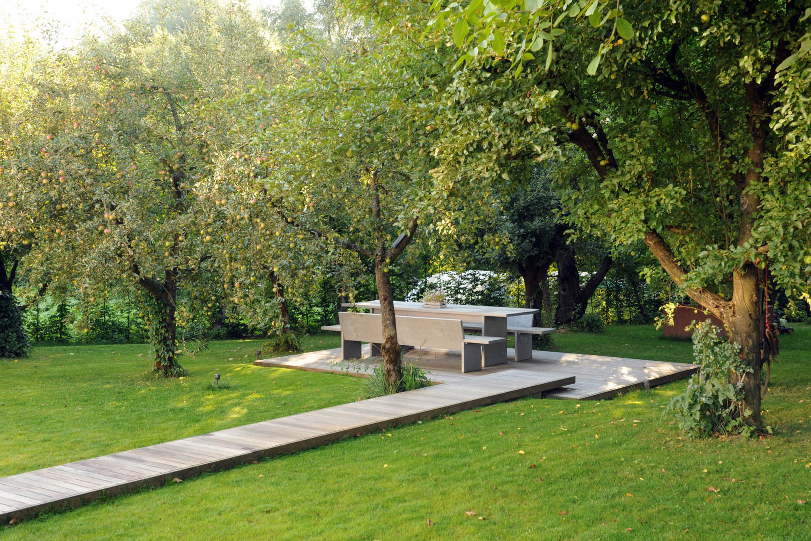 ​Naturskulptur im Hausgarten, Terramanus Landschaftsarchitektur Terramanus Landschaftsarchitektur Taman Modern