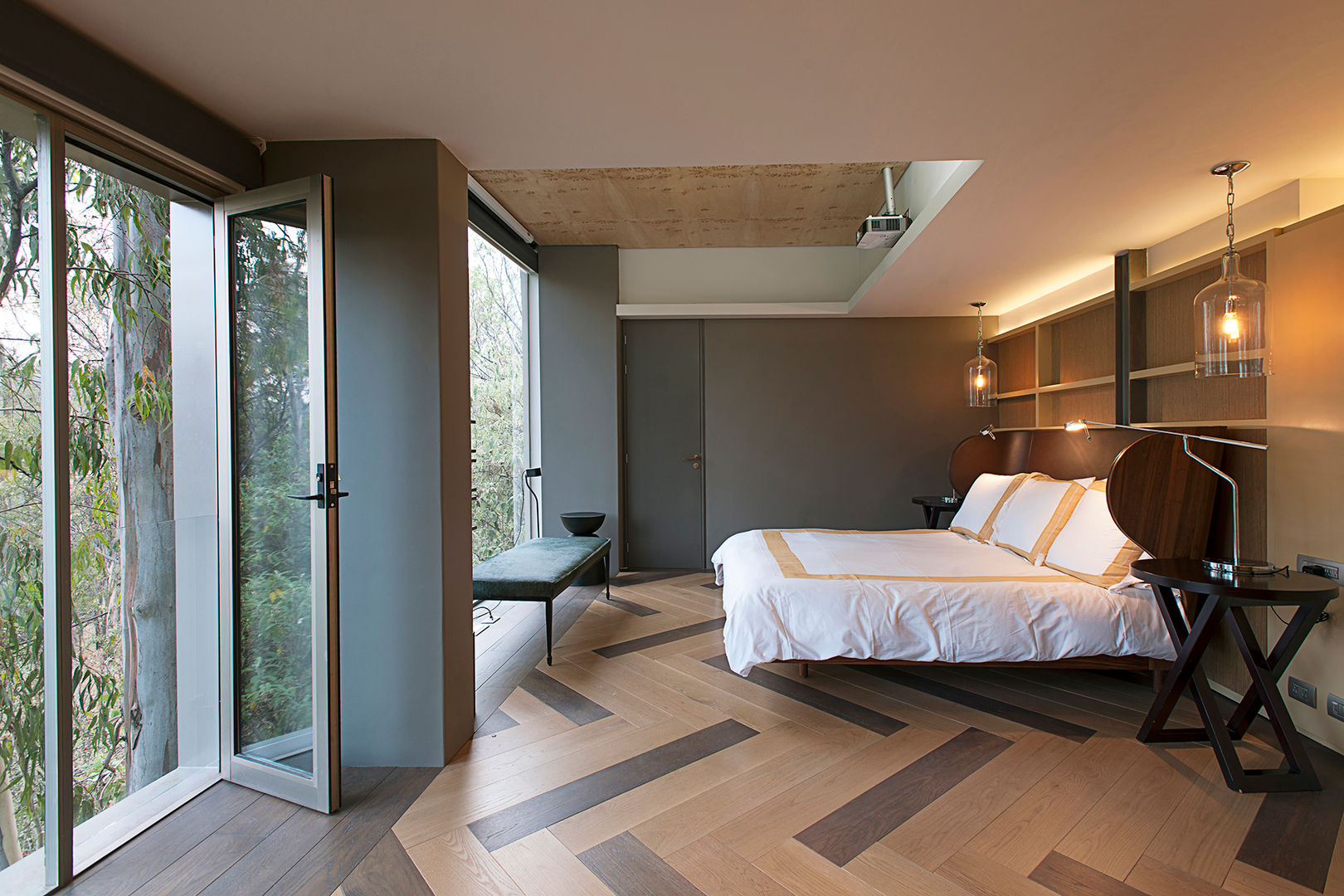 Virreyes II, Paola Calzada Arquitectos Paola Calzada Arquitectos ห้องนอน ไม้ Wood effect