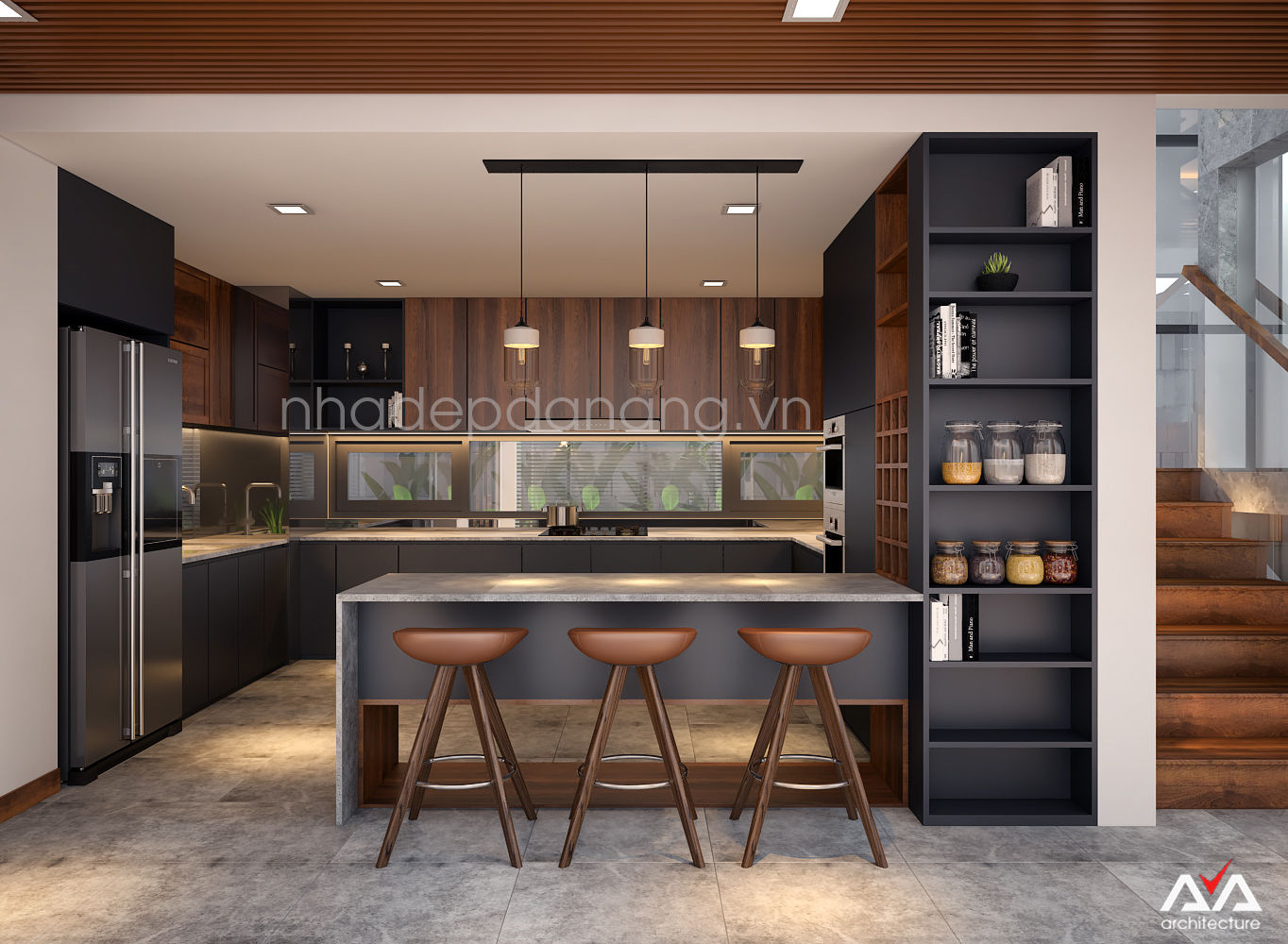 Mẫu thiết kế biệt thự đẹp, AVA Architects AVA Architects Kitchen