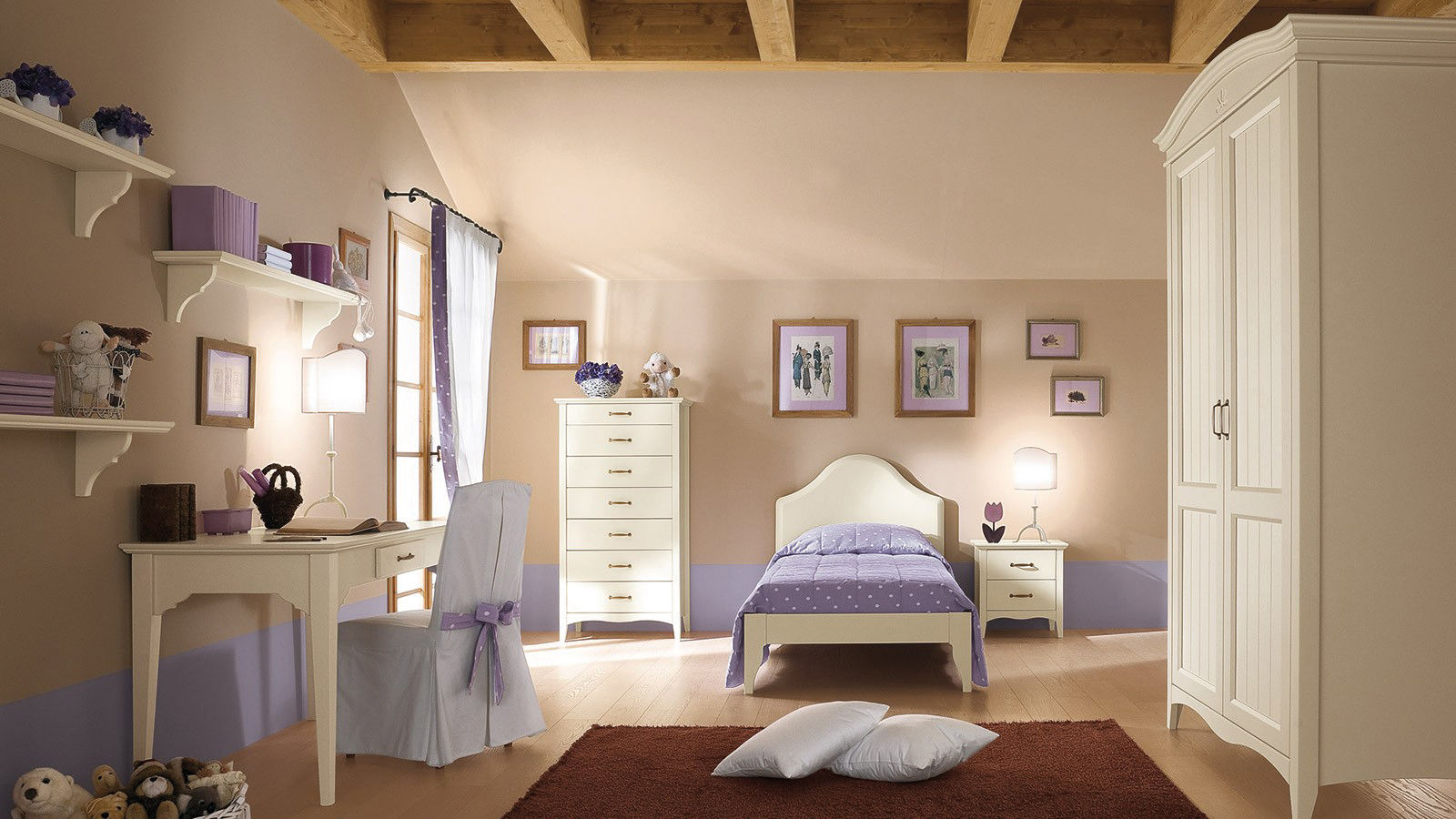 Camerette stile classic, shabby e contemporaneo, Ferrari Arredo & Design Ferrari Arredo & Design غرفة نوم