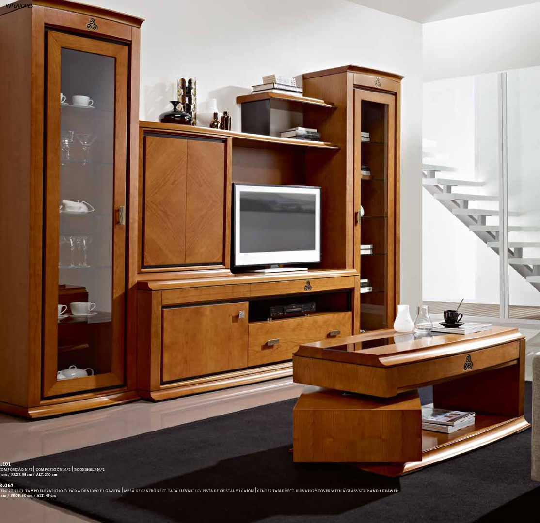 SALAS DE ESTAR , MJF Interiores Ldª MJF Interiores Ldª Living room Shelves