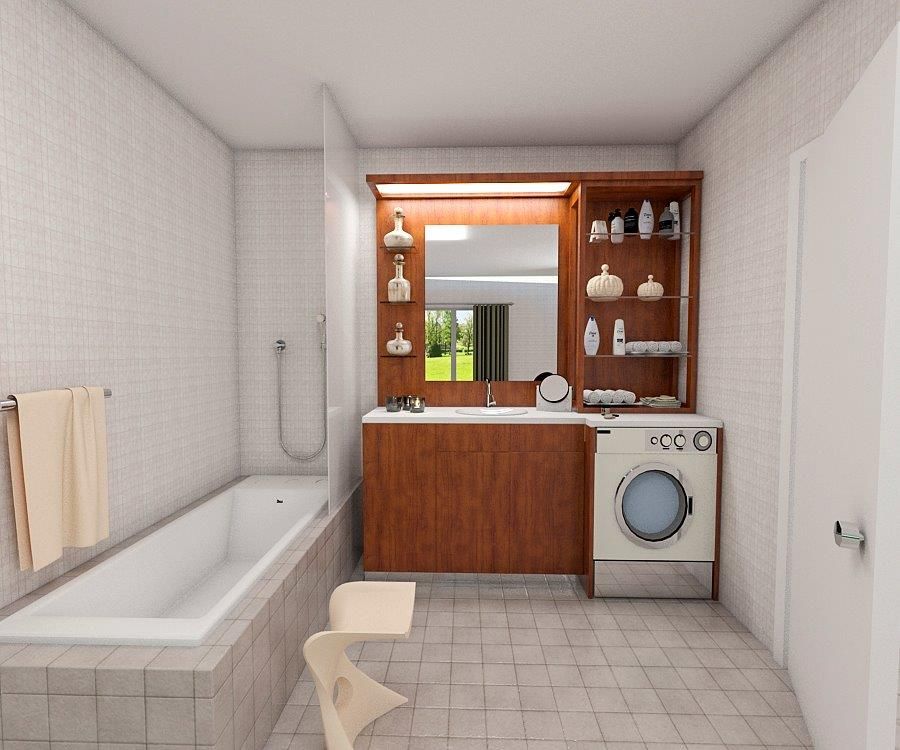 CASAS DE BANHO, MJF Interiores Ldª MJF Interiores Ldª Bathroom design ideas Bathtubs & showers