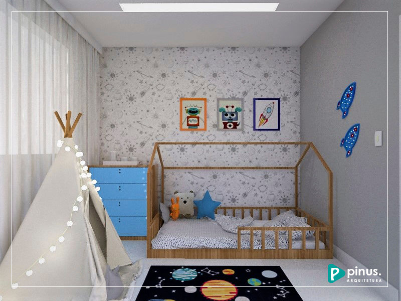 Quarto de bebê montessoriano, Juliana Garcia Arquitetura e Design Juliana Garcia Arquitetura e Design Дитяча кімната