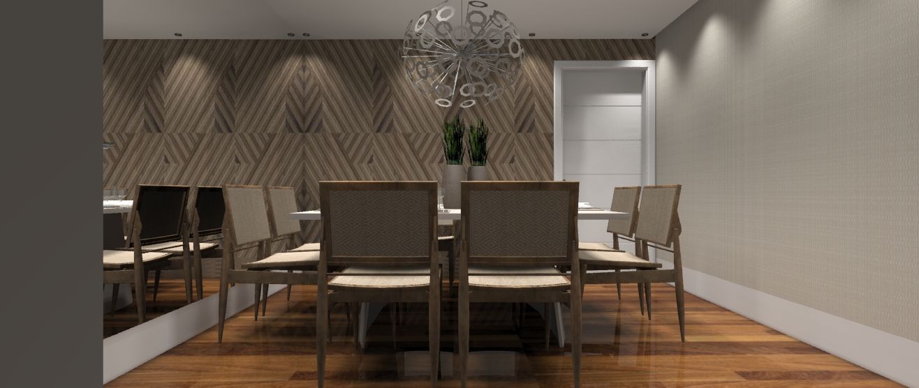 Sala Luxo 5 homify Salas de jantar modernas