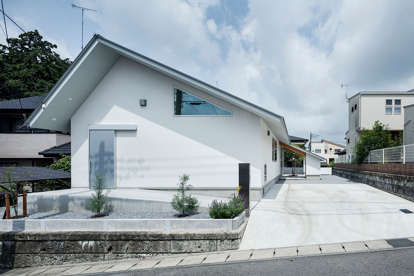 西の宮・HOUSE・D, 吉田裕一建築設計事務所 吉田裕一建築設計事務所 Ahşap ev Taş