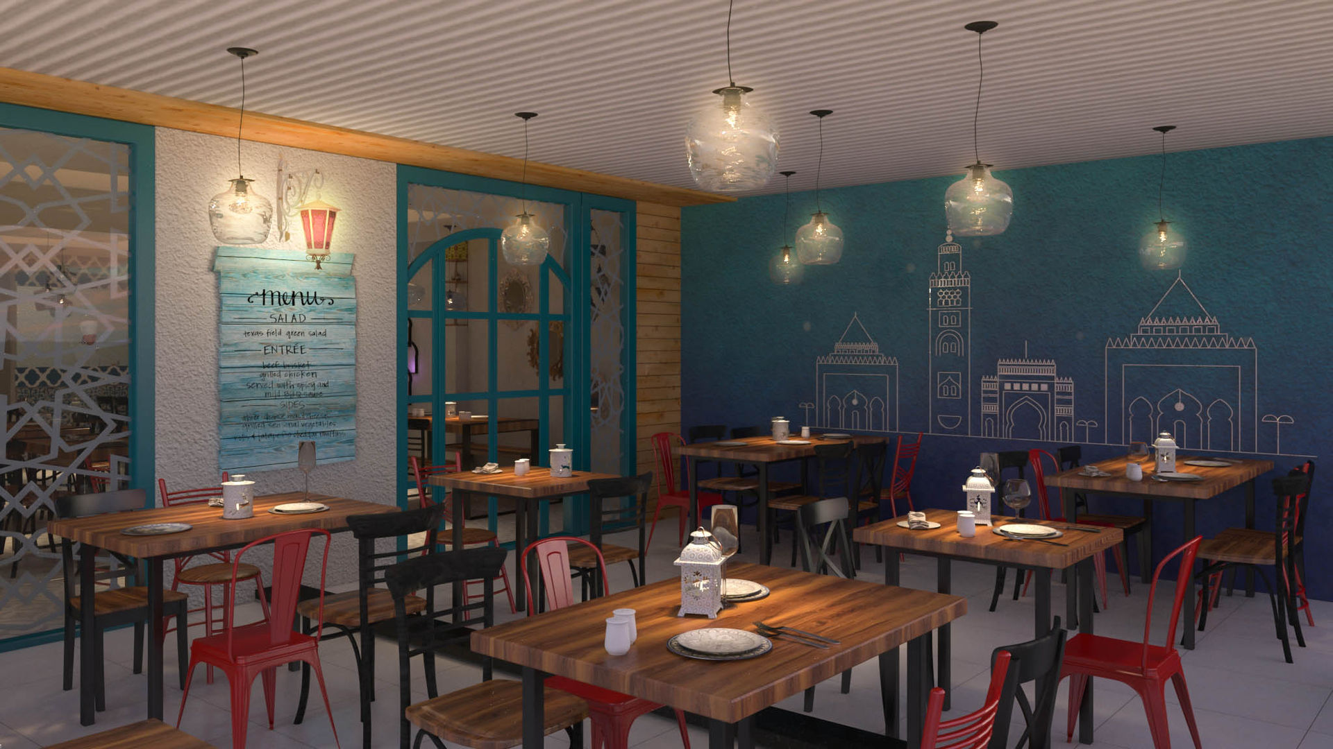 homify Espaces commerciaux Restaurants