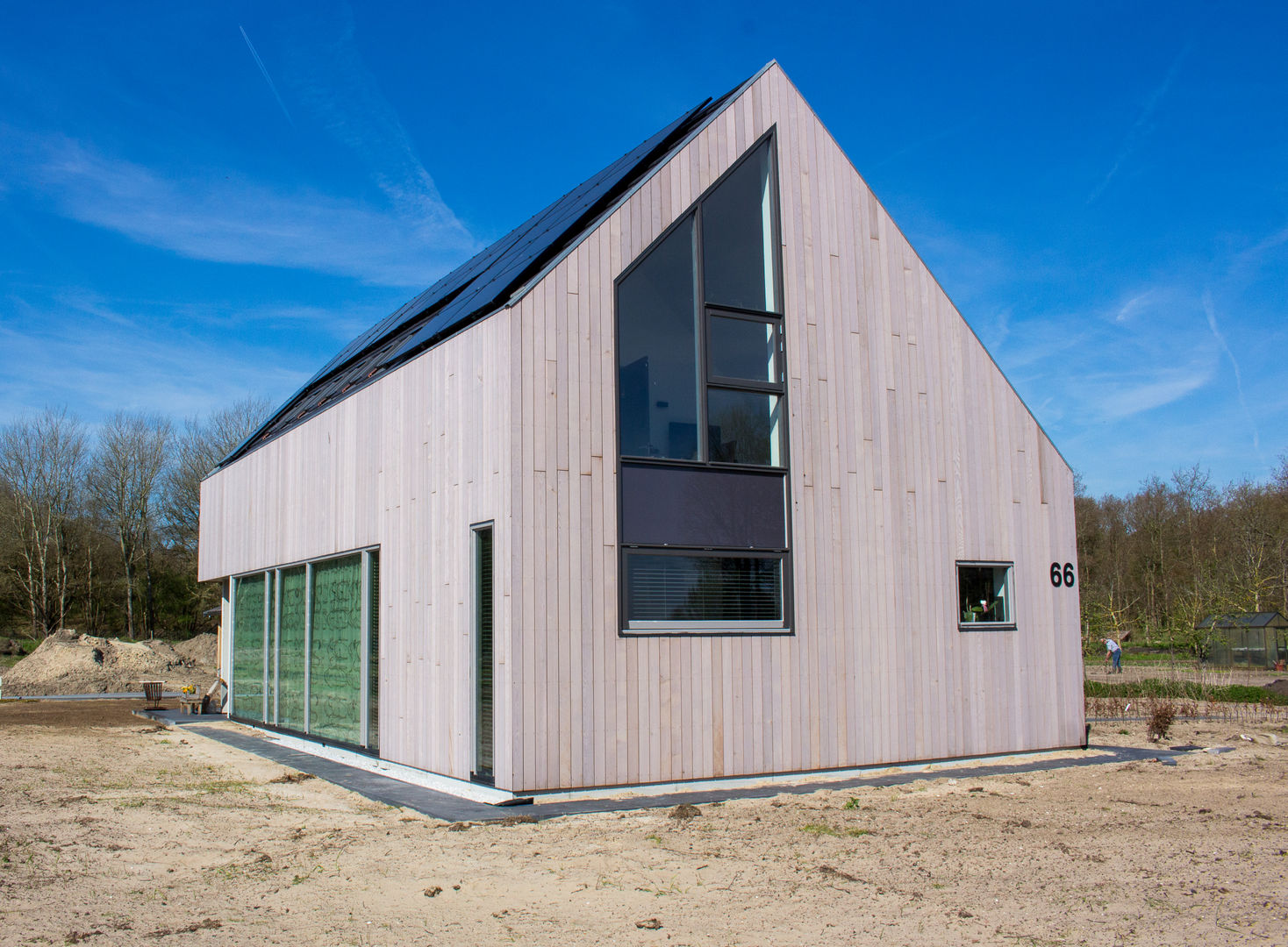 Moderne duinwoning in Castricum, Nico Dekker Ontwerp & Bouwkunde Nico Dekker Ontwerp & Bouwkunde منازل