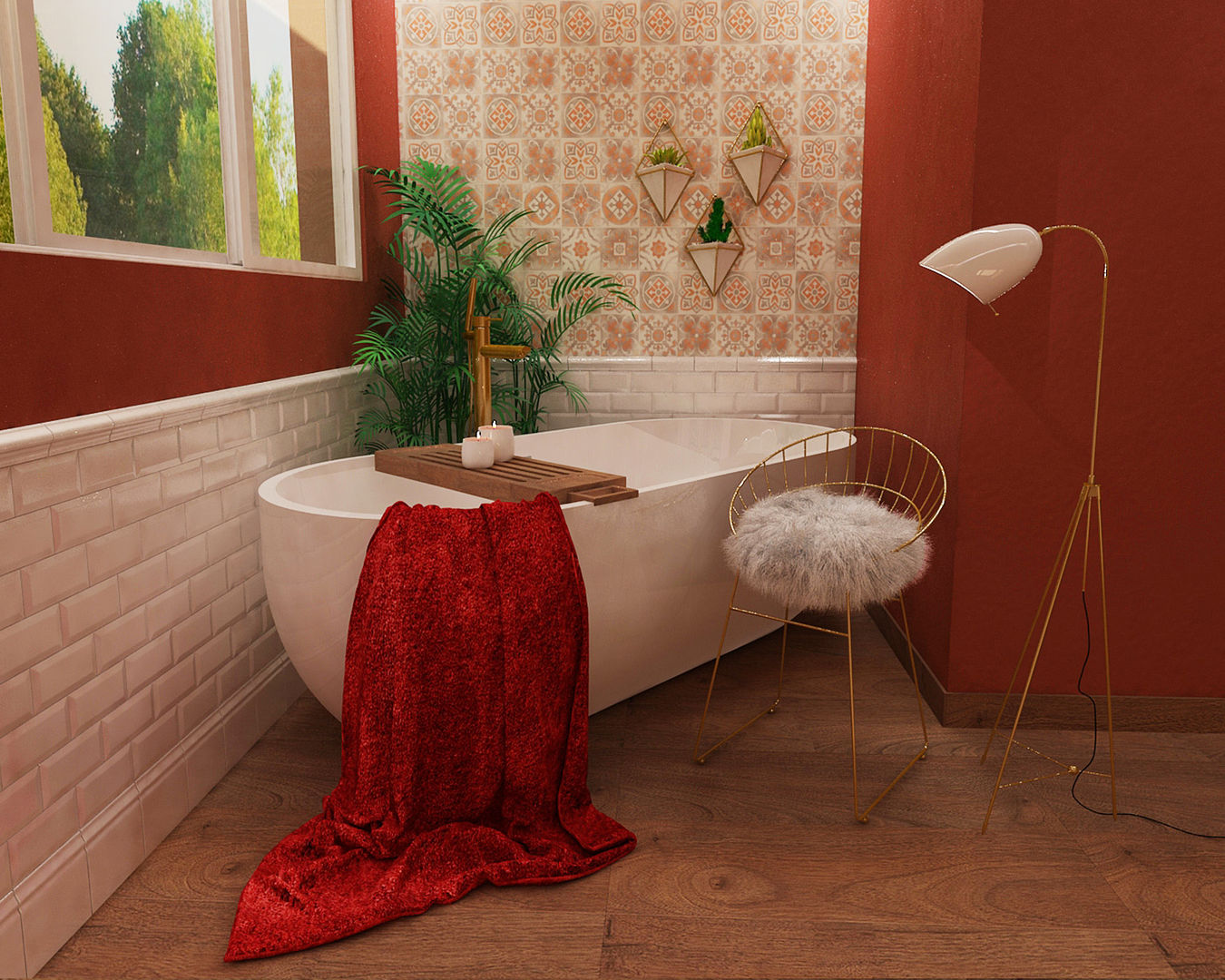 Ambientes 3D de casas de banho Smile Bath, Smile Bath S.A. Smile Bath S.A. Baños de estilo moderno