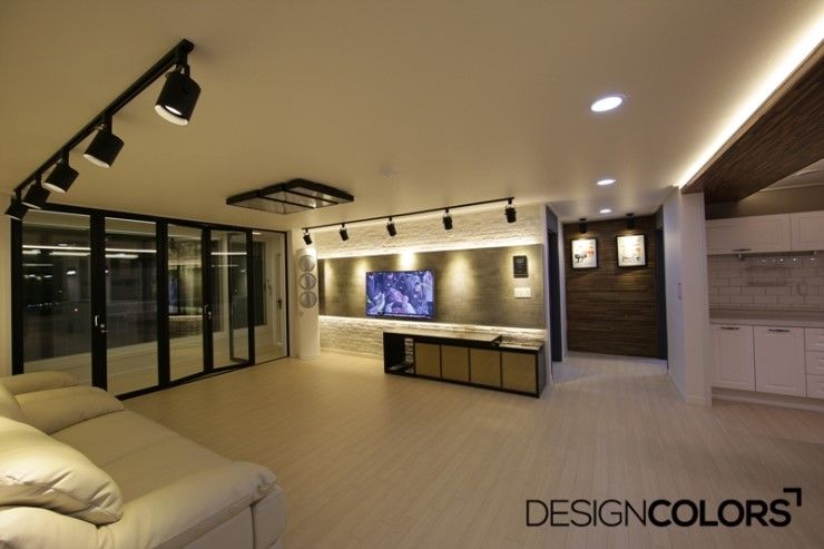 용산구 이촌동 강촌아파트, DESIGNCOLORS DESIGNCOLORS Livings modernos: Ideas, imágenes y decoración