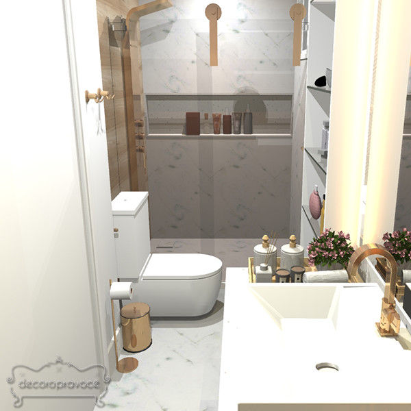 Banheiros Diversos Clientes, Decoropravocê - Decoração ao seu alcance. Decoropravocê - Decoração ao seu alcance. Baños de estilo escandinavo