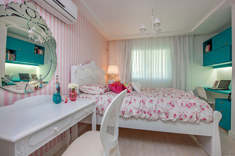 Apto. Cond. Parque das Ilhas - Projeto em Fortaleza, RI Arquitetura RI Arquitetura Girls Bedroom