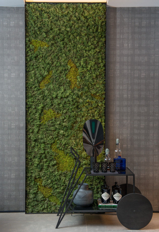 Preserved Moss Panel Vertical Garden - Jardim Vertical e Paisagismo Corporativo Interior garden Interior landscaping