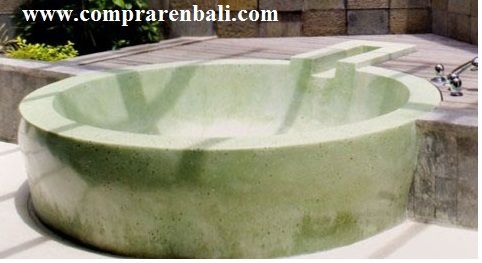 Bañeras de Fabricación Artesanal, comprar en bali comprar en bali Tropical style bathrooms Bathtubs & showers