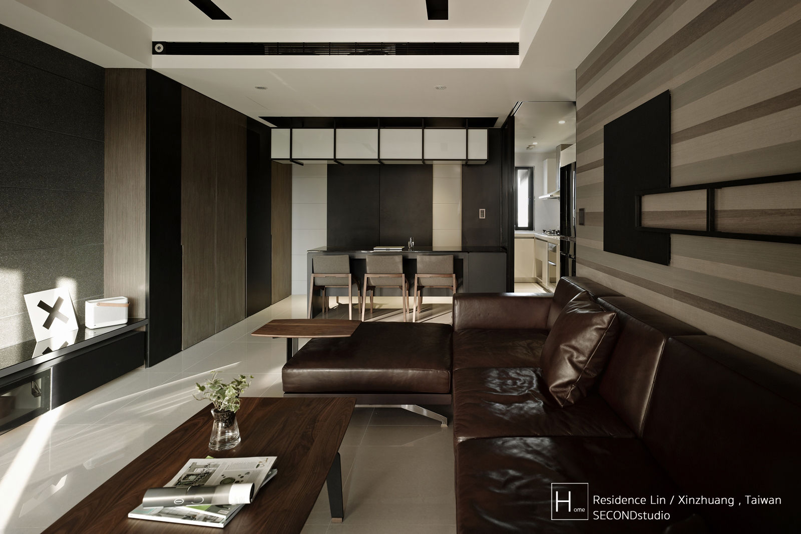 Living room / 客 廳 SECONDstudio Modern living room Slate