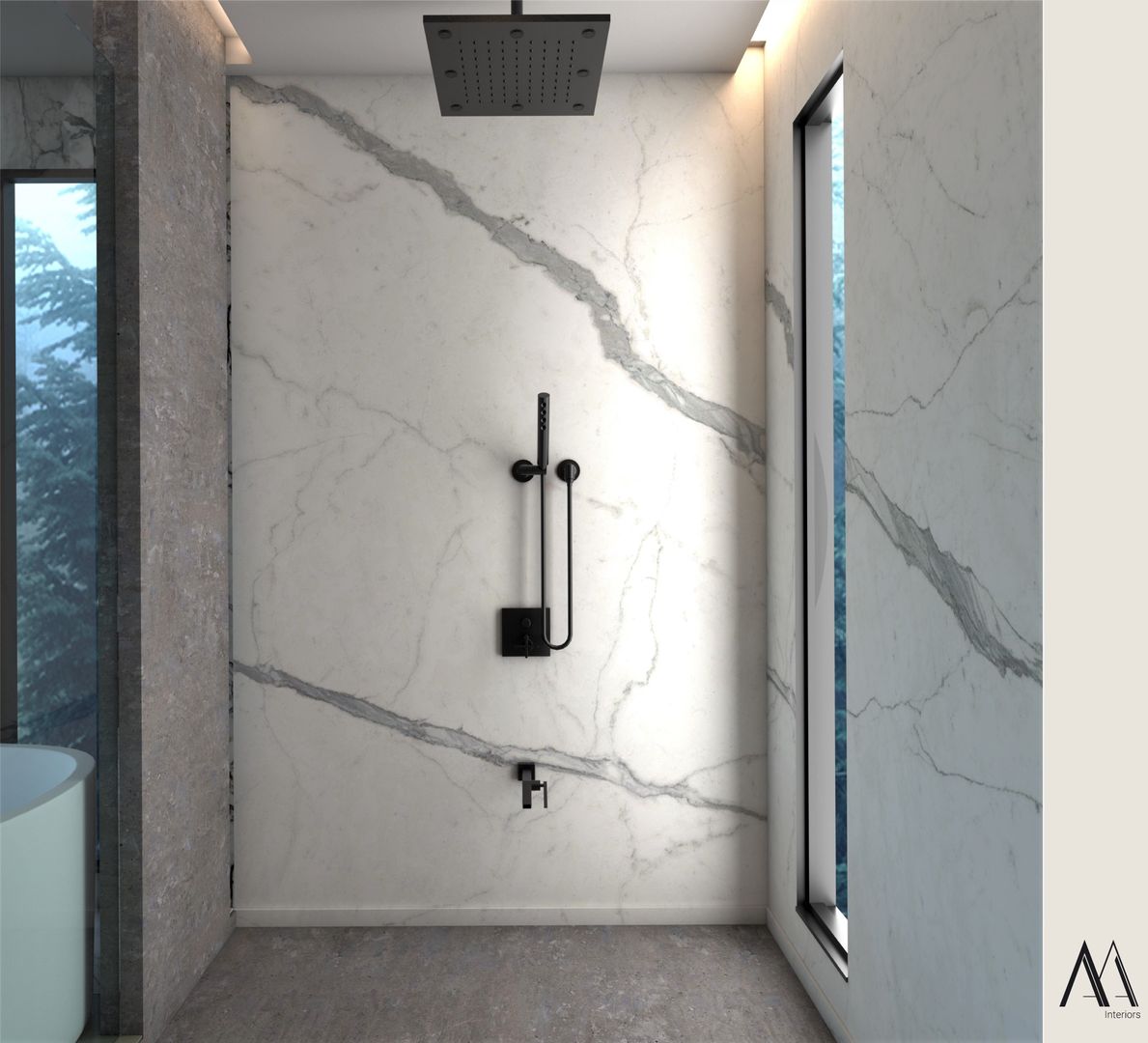 House of Sweden / / Bathroom, Murat Aksel Architecture Murat Aksel Architecture Modern bathroom Marble