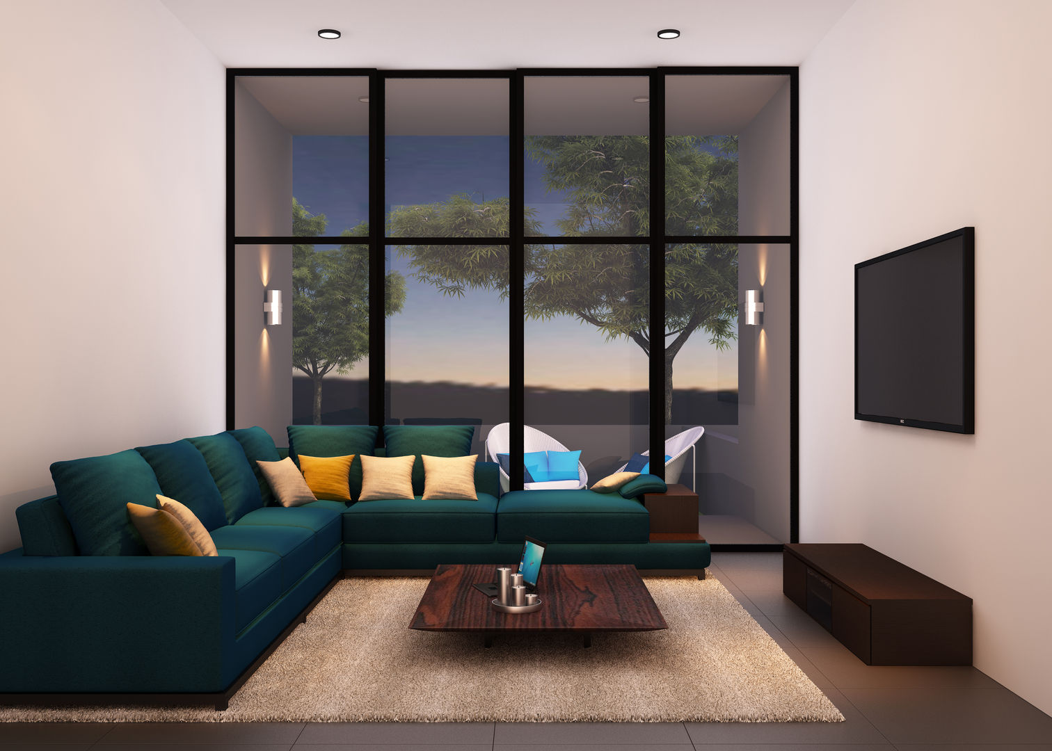 A duplex Villa, Ashleys Ashleys Minimalist living room