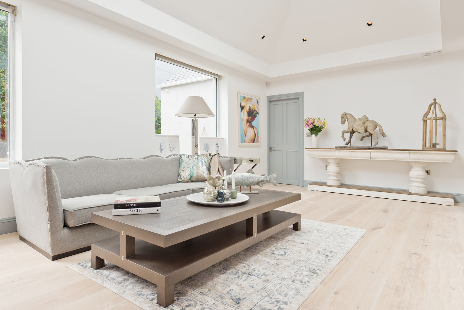 Sandymount Cottage: Renovation and redesign of a period end-of-terrace residence, Divine Design Divine Design Salones modernos