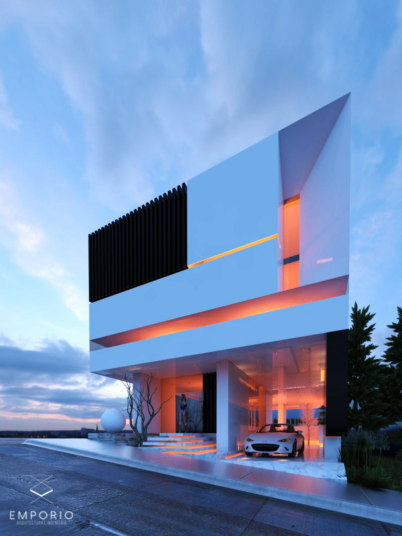 FRANCOS House - Alberto Machuca, EMPORIO Arquitectura e Ingenieria EMPORIO Arquitectura e Ingenieria Villas Concrete