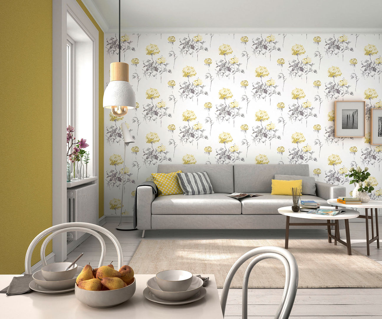 ​İskandinav stilini duvarlarınıza yansıtın!, HannaHome Dekorasyon HannaHome Dekorasyon Scandinavian style walls & floors Wallpaper