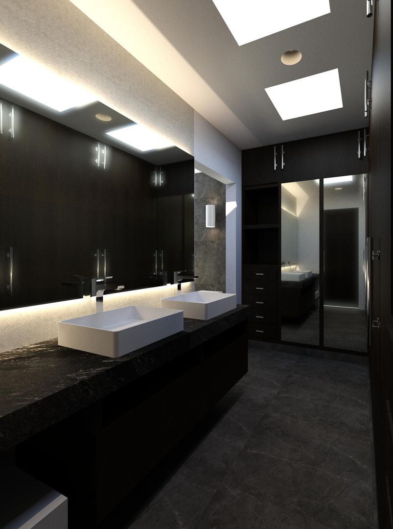 Baño Principal , FLORS FLORS Kamar Mandi Modern